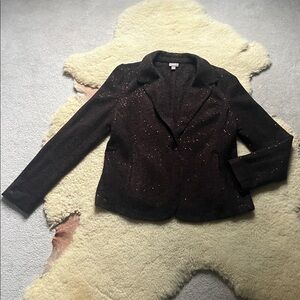 J Jill sparkle wool blazer EUC size large